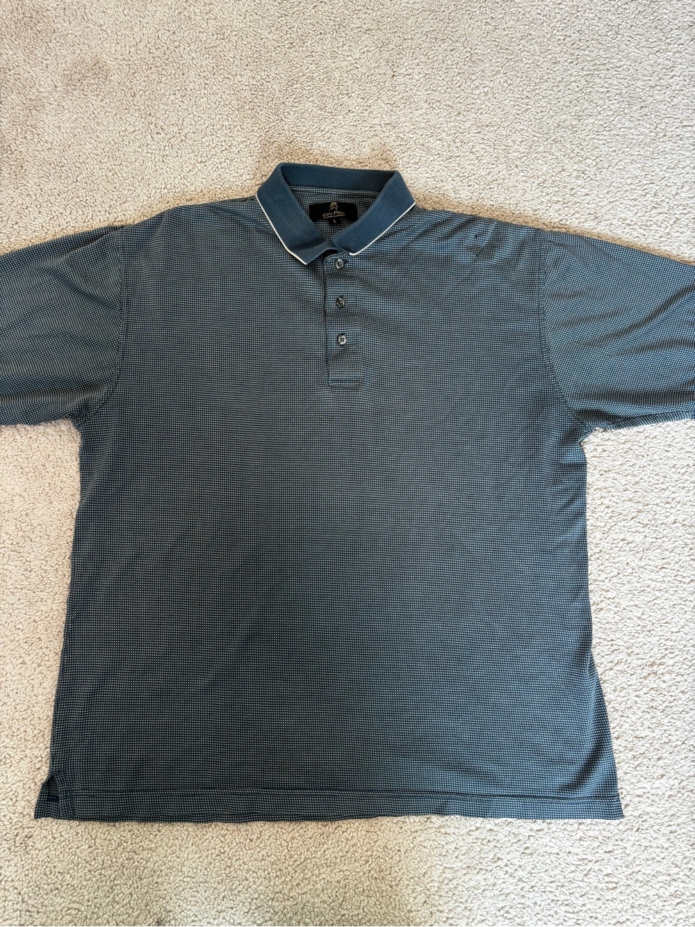 Men's Gary Player Polo Shirt in Dark Teal Blue